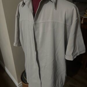 Men's Classic Bedo Gray Short Sleeve Shirt Jacket